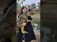 Animatronic Dinosaur Hand Puppet Park Realistic Dinosaur Costume for Amusement Park