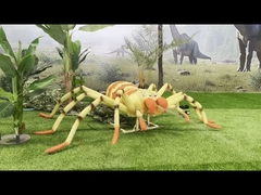 Horrible Simulated Animal Spider in Zoo Park and Educational Events