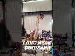 Lifelike Real Animatronic Dinosaur Types Long Neck For Museum