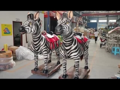 Zoo Decoration Animatronic Animal Robotic Life Size Realistic  Animatronic Zebra