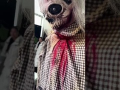 Pneumatic Horrible Haunted House Ghost Props Sound Control Halloween Corpse Props